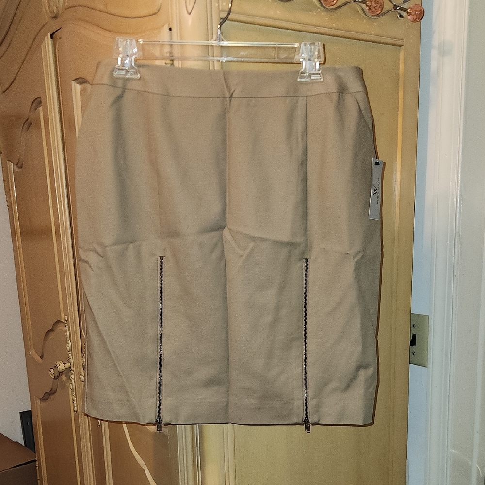 Worthington Beige Pencil Skirt